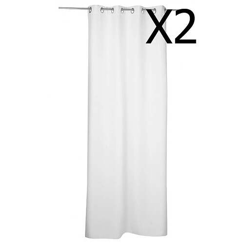 Pegane Rideaux occultants Ivoire