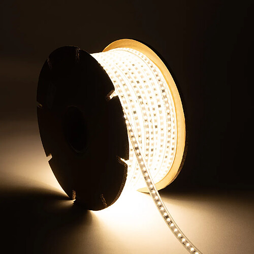Ledkia Bobine ruban LED 220V dimmable - Blanc chaud