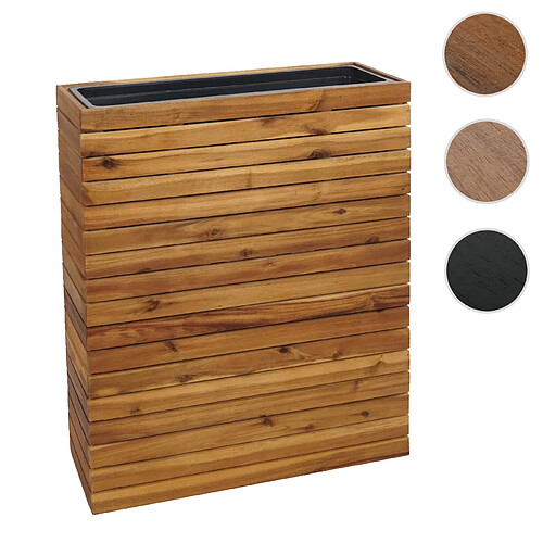 Mendler Jardinière carrée - Brun