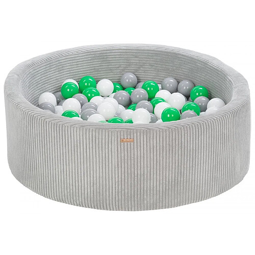 Velinda Piscine à Balles 90 cm Gris, Vert
