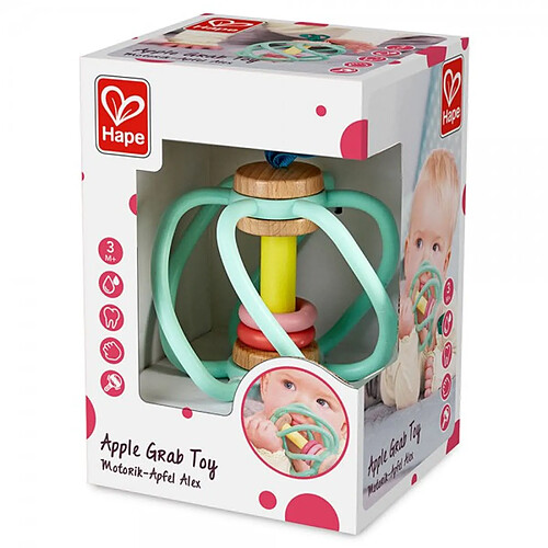 Hape Hochet pomme - Rose