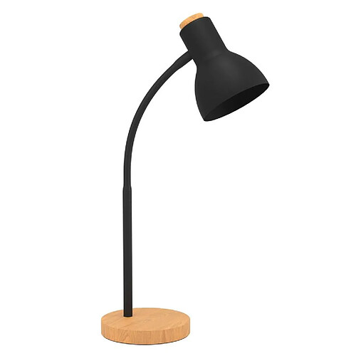 But Lampe de bureau Veradal H. 42 cm Noir et naturel