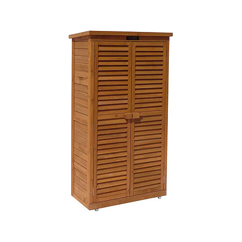 Habitat Et Jardin Armoire de jardin [ ]Space[ ] - 87 x 46.5 x 160 cm - Marron