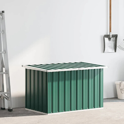 VIDAXL Boîte de rangement jardin - Vert