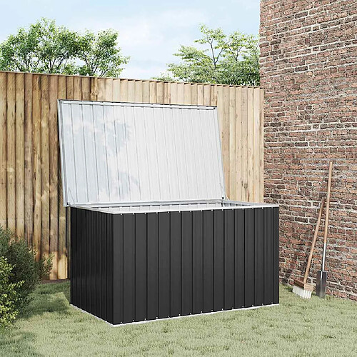 vidaXL Boîte de rangement jardin 171x99x93 cm - Anthracite