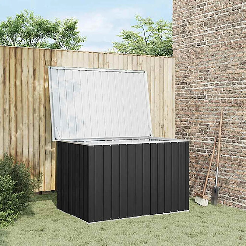 vidaXL Boîte de rangement jardin 149x99x93 cm - Anthracite