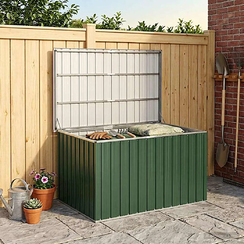 vidaXL Boîte de rangement Vert 149x99 cm