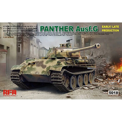 Rye field model maquette char Panther Ausf.G