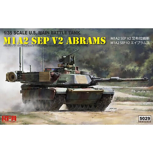 Rye field model maquette char M1A2 Abrams 1/35