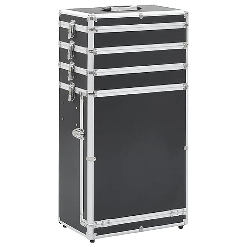 vidaXL Chariot de maquillage noir
