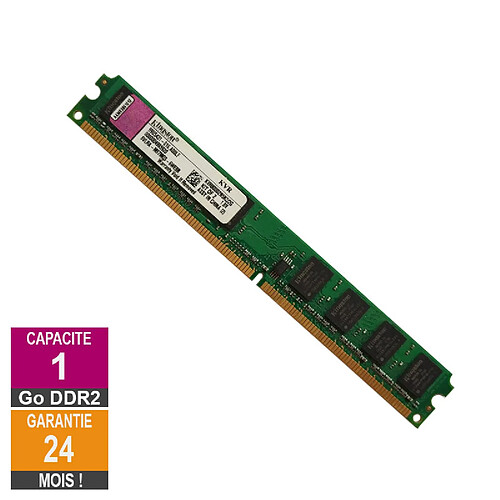 Kingston KVR800D2N5K2/2G Low 1Go 800MHz DDR2 · Reconditionné
