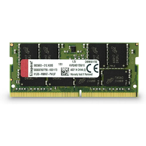 Transcend DDR4 2400 MHz 16 Go DIMM 2Rx8