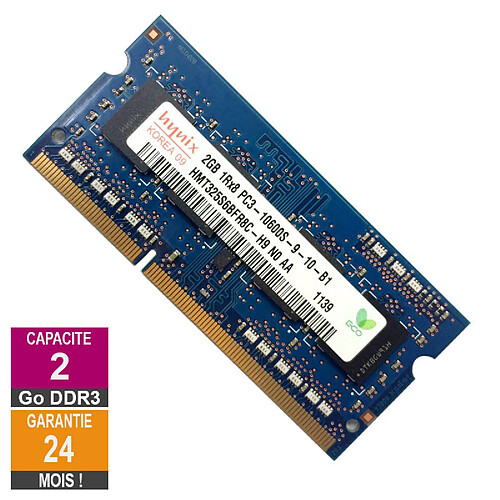 Hynix 2Go DDR3 1333MHz SO-DIMM · Reconditionné