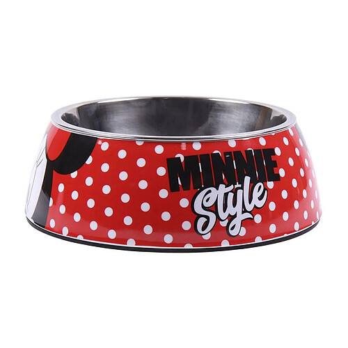 Disney Minnie Mouse Mangeoire Rouge Noir 180ml