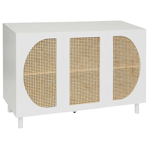Pegane Buffet vaisselier - Blanc