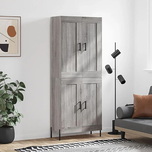 VIDAXL vidaXL Buffet haut - Sonoma gris