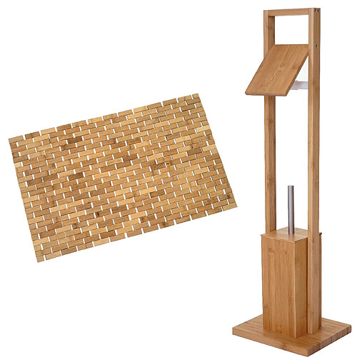 Decoshop26 meuble bas salle de bain bambou - Or