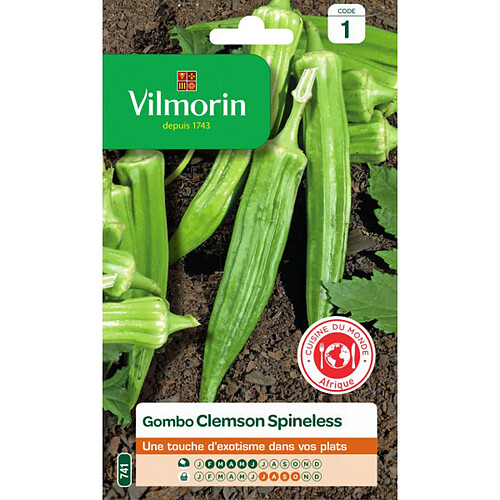 Vilmorin Gombo Clemson Spineless