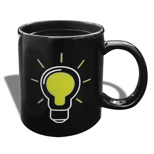 Totalcadeau Mug Thermo-réactif Ampoule