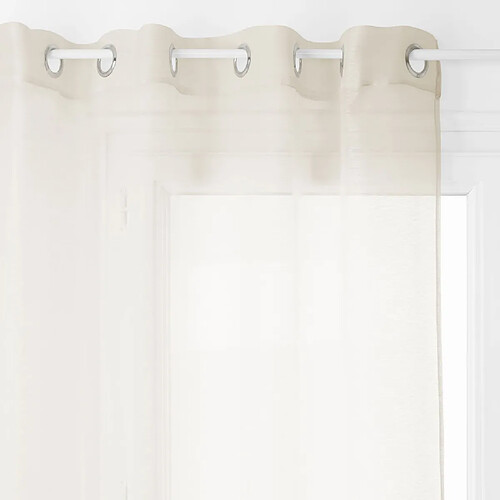 Atmosphera Voilage Moly - 135 x 240 cm - Couleur lin