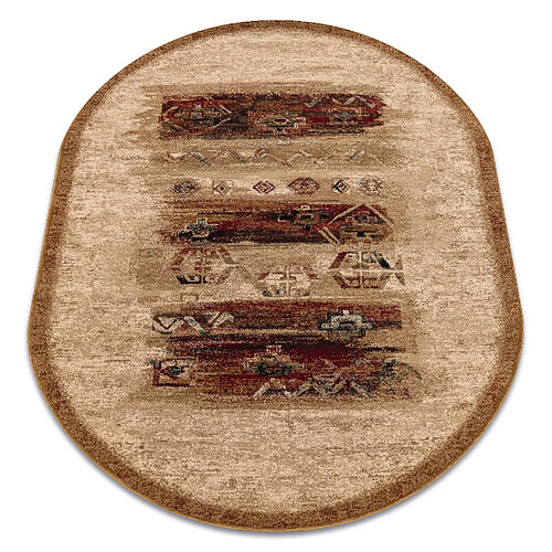 RUGSX OMEGA Tapis en laine ovale