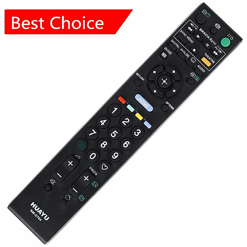 Gupboo Télécommande TV Sony KV-21FS140 RM-GA016 - Noir