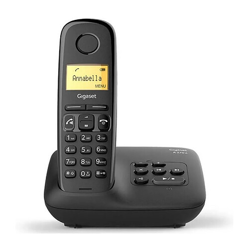 Gigaset téléphone fixe sans fil - Noir