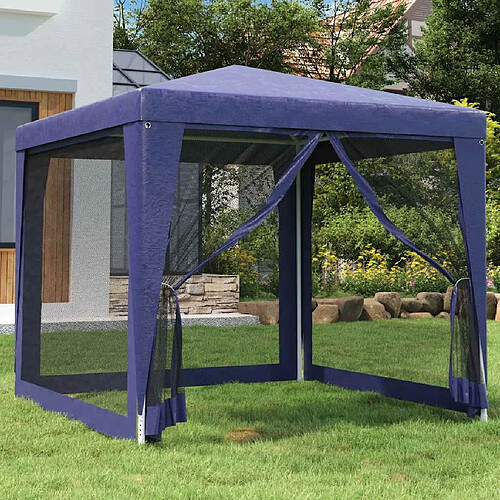 vidaXL Tente de fête 2,5x2,5 m - Bleu