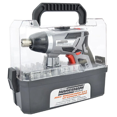 Brüder Mannesmann Tournevis rechargeable 3.6 V