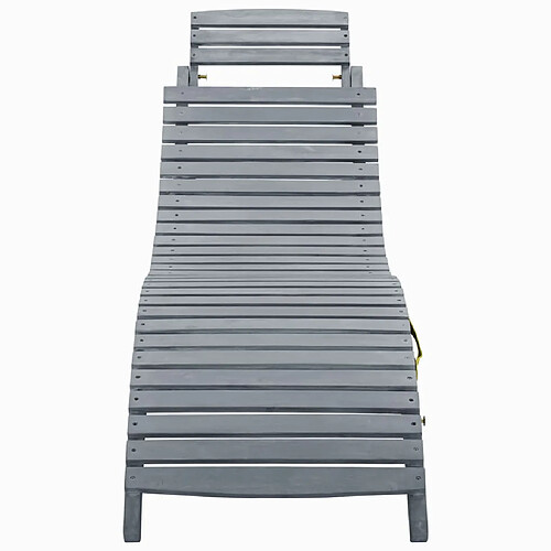 Helloshop26 Transat bois acacia - Gris
