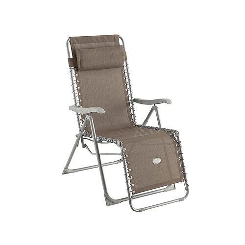 HESPERIDE Fauteuil relax SILOS - Taupe