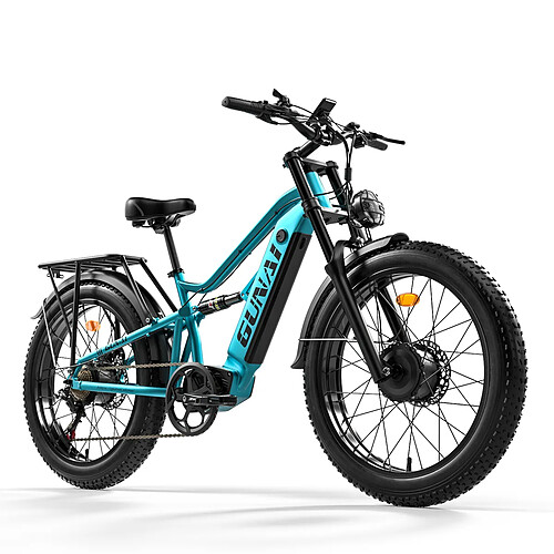 GUNAI-M2 VTT électrique 26" - Dual Moteur 1500W - 48V 17.5 Ah - Vert