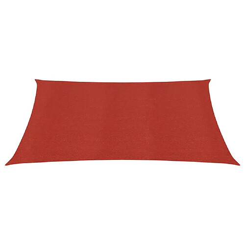 Helloshop26 Voile d'ombrage - 4,5 x 4,5 m - Rouge