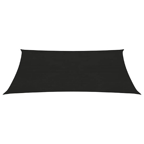 Helloshop26 Voile d'ombrage PEHD - Noir