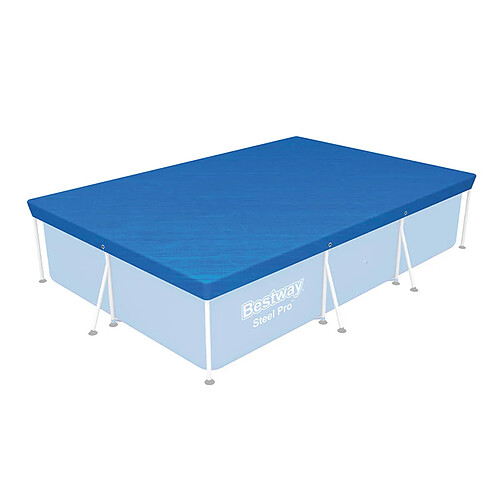 Bestway Bâche Piscine 300x201x66 cm Bleu