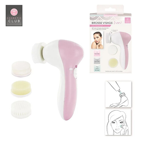 Brosse Visage 3en1 - Cosmetic Club