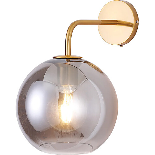 ICONIK INTERIOR Applique Murale - Boule en Verre - Melissa Gris transparent