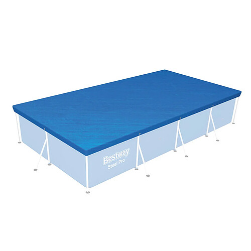 BESTWAY Bâches de piscine Bleu 410x226 cm