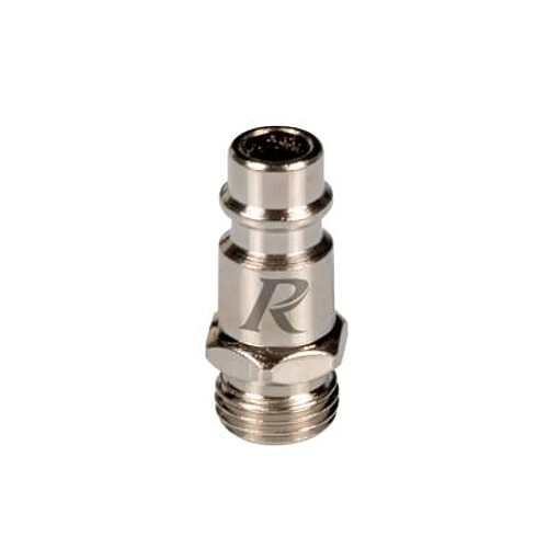 Ribimex Raccord rapide pneumatique mâle - 1/4? - Lot de 2
