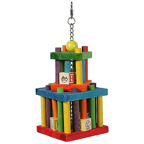 Happy pet labyrinthe blocs perroquet - multicolore