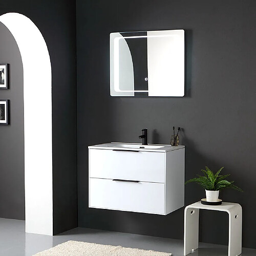 Kiamami valentina meuble haut de salle de bain - Noir
