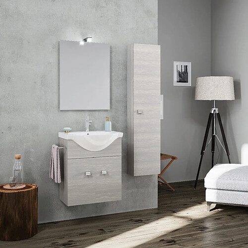 Kiamami valentina armoire pharmacie salle de bain - Chêne