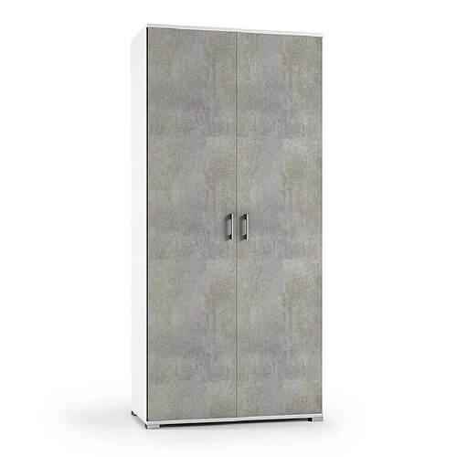 Kiamami Valentina Armoire 90 cm - Gris Ciment