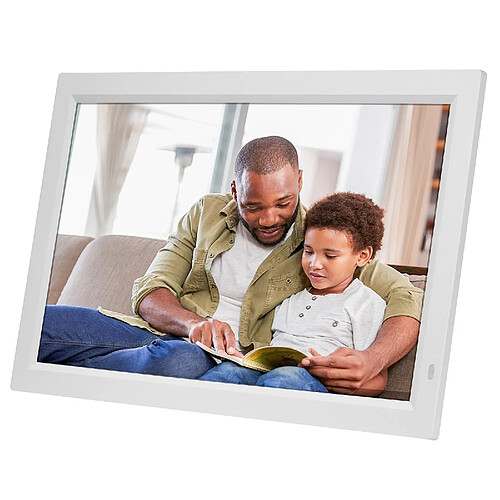 Yonis Cadre Numérique Blanc 23,6 pouces Pouces