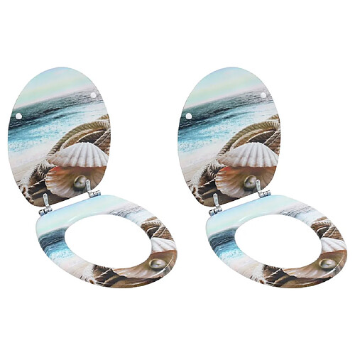 Vidaxl VIDA XL Coquille Lot de 2
