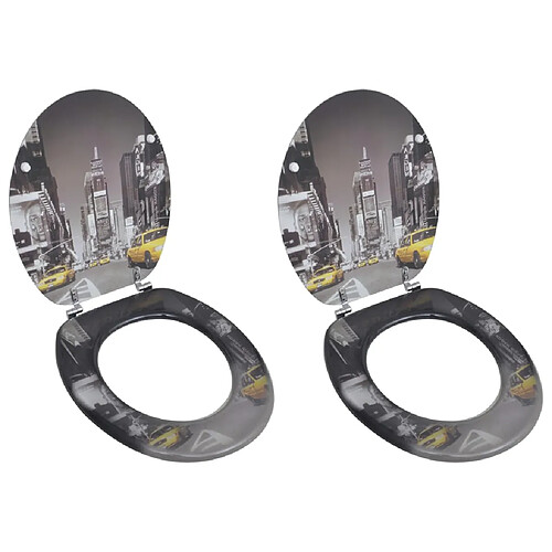 vidaXL New York 2 pcs
