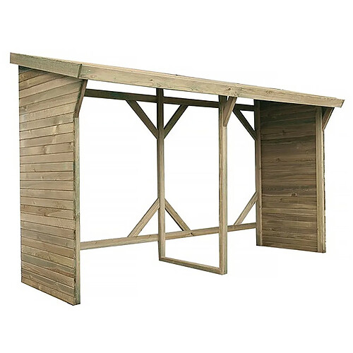Habitat et jardin 2,78×0,9×1,85 m - 2,5 m²