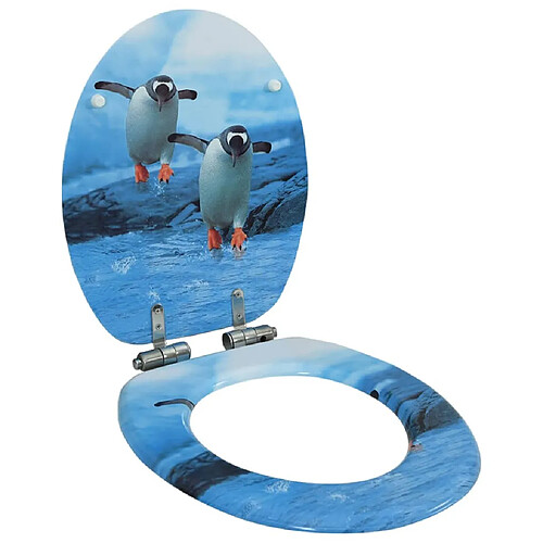 VidaXL Siège WC Pingouin