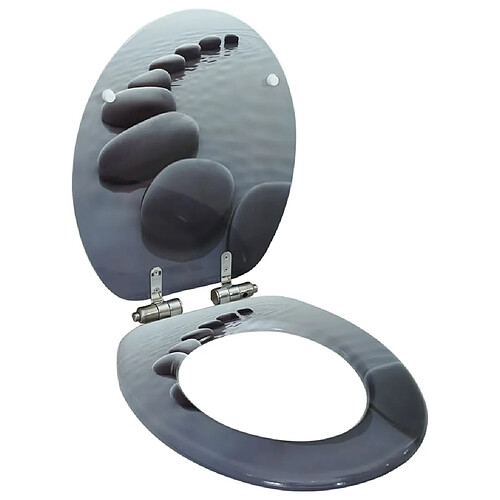 vidaXL Siège Toilette Pierres