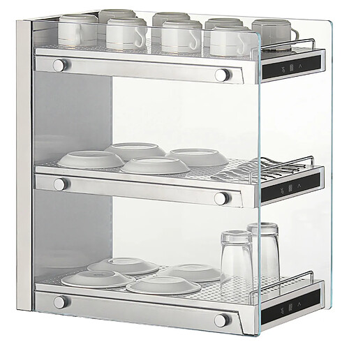 Casselin Chauffe-tasses professionnel 3 niveaux